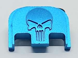 TAPA TRASERA GLOCK PUNISHER 17/19/22/23 5TA GEN CELESTE SR