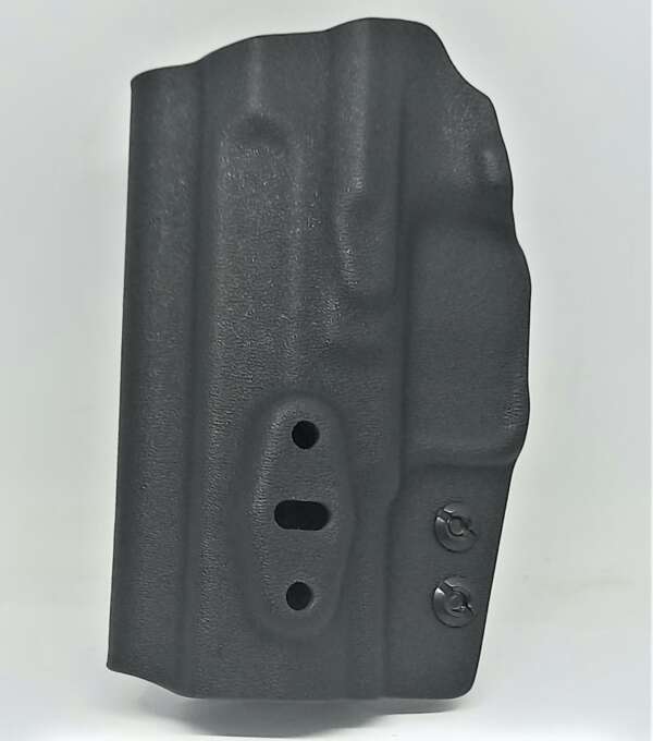 FUNDA ROUNDED CANIK TP9 ELITE SUB-COMPACT USO INTERNO, CLIP AL CINCHO AMBIESTRO, COLOR NEGRO, MATERIAL KYDEX (03026500) - Imagen 2