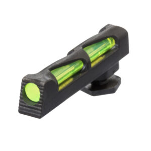 MIRAS HIVIZ PARA GLOCK 17/19/19X/22/23/20/22 FIBRA OPTICA DELANTERA,FIBRAS INTERCAMBIABLES VERDE/ROJA/BLANCA (GL2014)