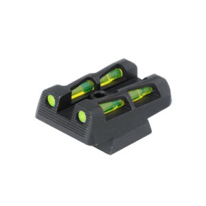 MIRAS HIVIZ PARA CZ 75/85 Y P01 MIRA TRASERA,FIBRA OPTICA INTERCAMBIABLES VERDE/ROJA/NEGRA (CZLW11)