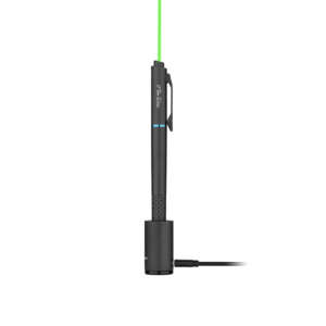 Pluma de luz y laser recargable Open Glow - color negra