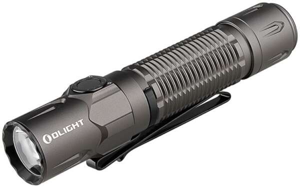 LINTERNA OLIGHT WARRIOR 3S LINTERNA TACTICA DE CLIP, ESCPETA/RIFLE/CARABINA, (USO CON sROD 7) CON ESTUCHE, COLOR GRIS PLOMO, 800 LUMENES, LUZ TURBO/ALTA/MEDIAN/BAJA/LUNA, RECAR
