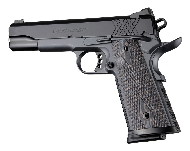 CACHAS HOGUE COLT COMPUESTO G10 TEXTURIZADO PIRAÑA (45127-BLKGRY)
