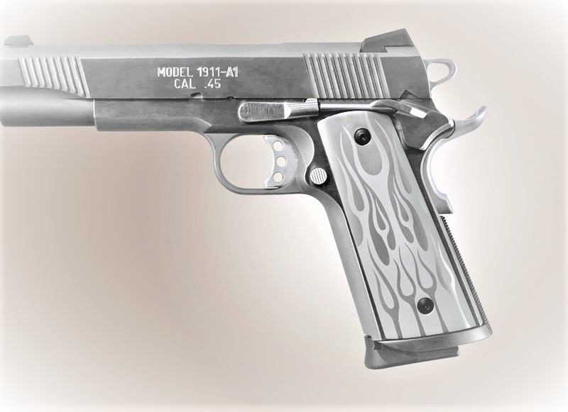 CACHAS HOGUE COLT ALUMINIO LLAMAS ANODIZADO (45124)