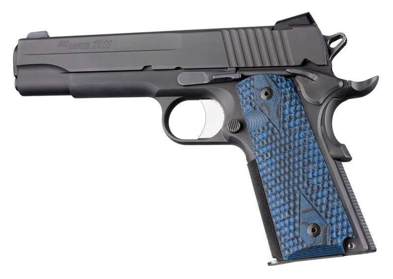 CACHAS HOGUE COLT COMPÚESTO G10 TEXTURIZADO LAVA (45638)