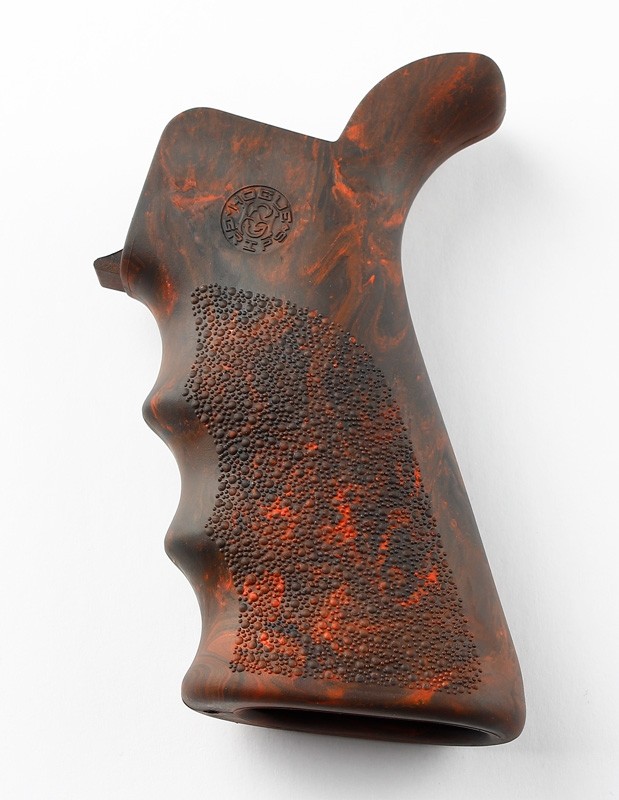 GRIP HOGUE AR15 ERGONOMICO HULE TEXTURIZADO CURVAS DEDOS (15421)
