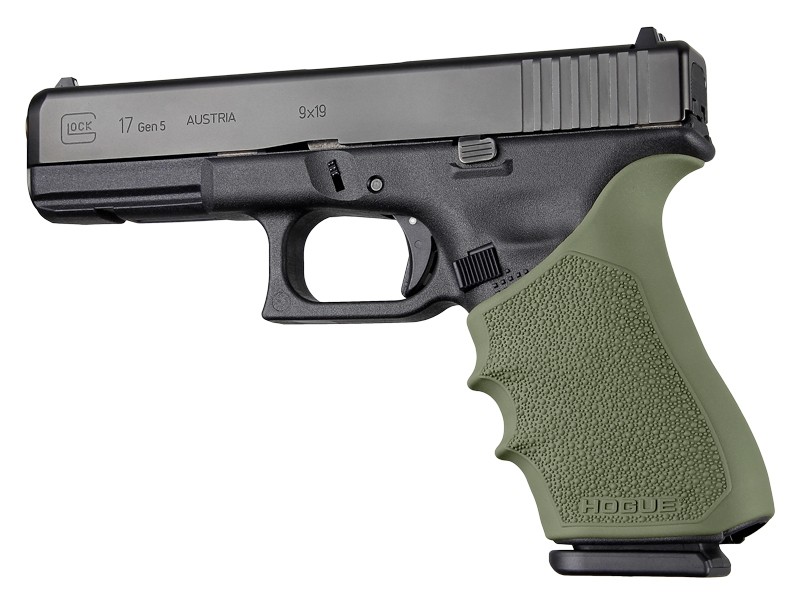 BIKINI HOGUE GLOCK GEN1/2/5 EXTENDIDO HULE TEXTURIZADO VERDE (17021)