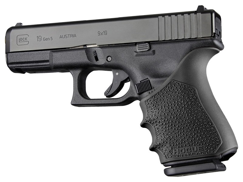 BIKINI HOGUE GLOCK GEN1/2/5 EXTENDIDO HULE TEXTURIZADO NEGRO (17050)