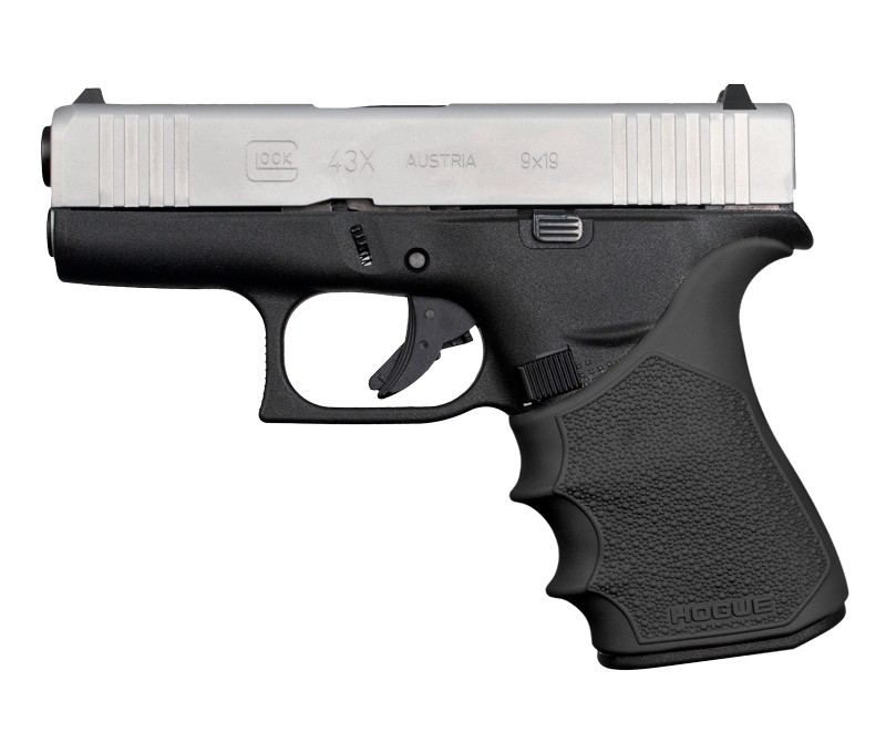 BIKINI HOGUE GLOCK 43X.48 EXTENDIDO HULE TEXTURIZADO NEGRO (18210)