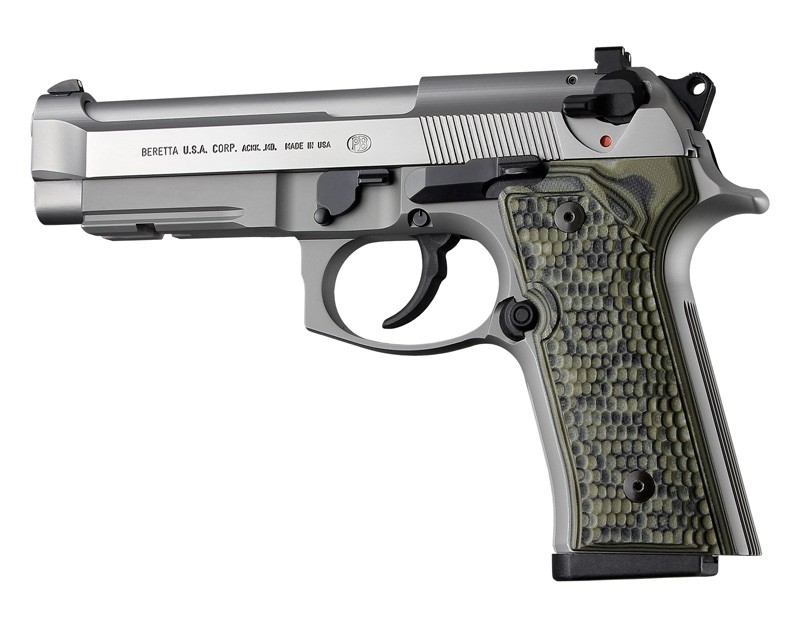 CACHAS HOGUE BERETTA COMPUESTO G10 TEXTURIZADO PIRAÑA (90128)