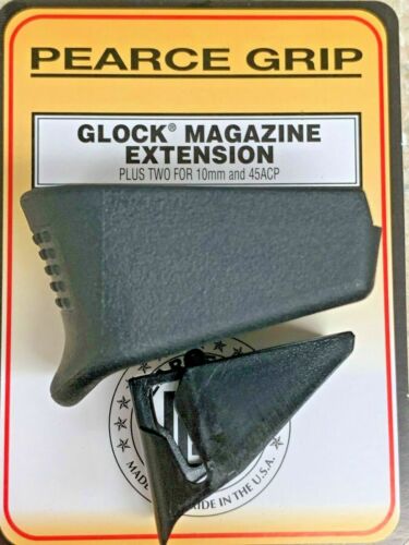 EXTENSION +2 GLOCK(PG-1045+) 10MM/45ACP MOD: 20/21/29/41 PEARCE GRIP