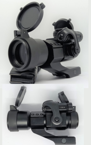 MIRA ELECTRO OPTICA TACTICA PARA CARABINA/RIFLE COLRO NEGRO, RETICULA VERDE/ROJA, MONTURA PICATINNY (YWP1834462)