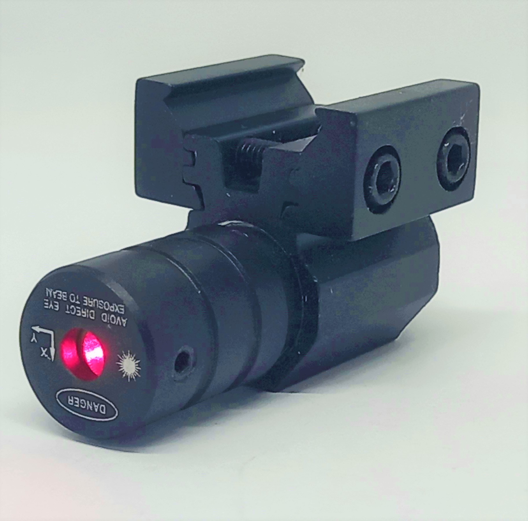 MIRA LASER TACTICA REDONDA COLOR NEGRO, LAER ROJO, MONTURA PICATINNY (YWP1834417)