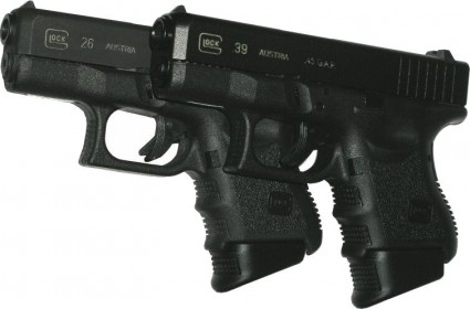 EXTENSION GLOCK SUB COMPACT +3/M.26,+2/M.27/33,+1/M.39 (PERACE GRIP) (PG-39)