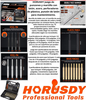 HERRAMINETAS HORUSDY,22 PIEZAS.