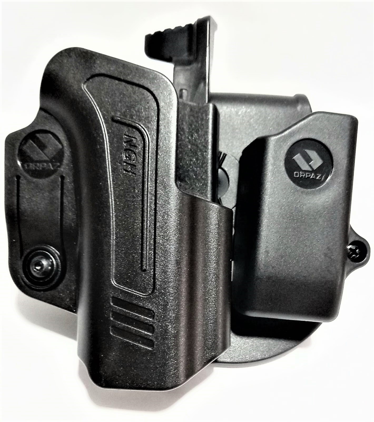 FUNDA GLOCK CON PORTATOLVA SIMPLE, CON SEGURO 17/19/22/23 ORPAZ