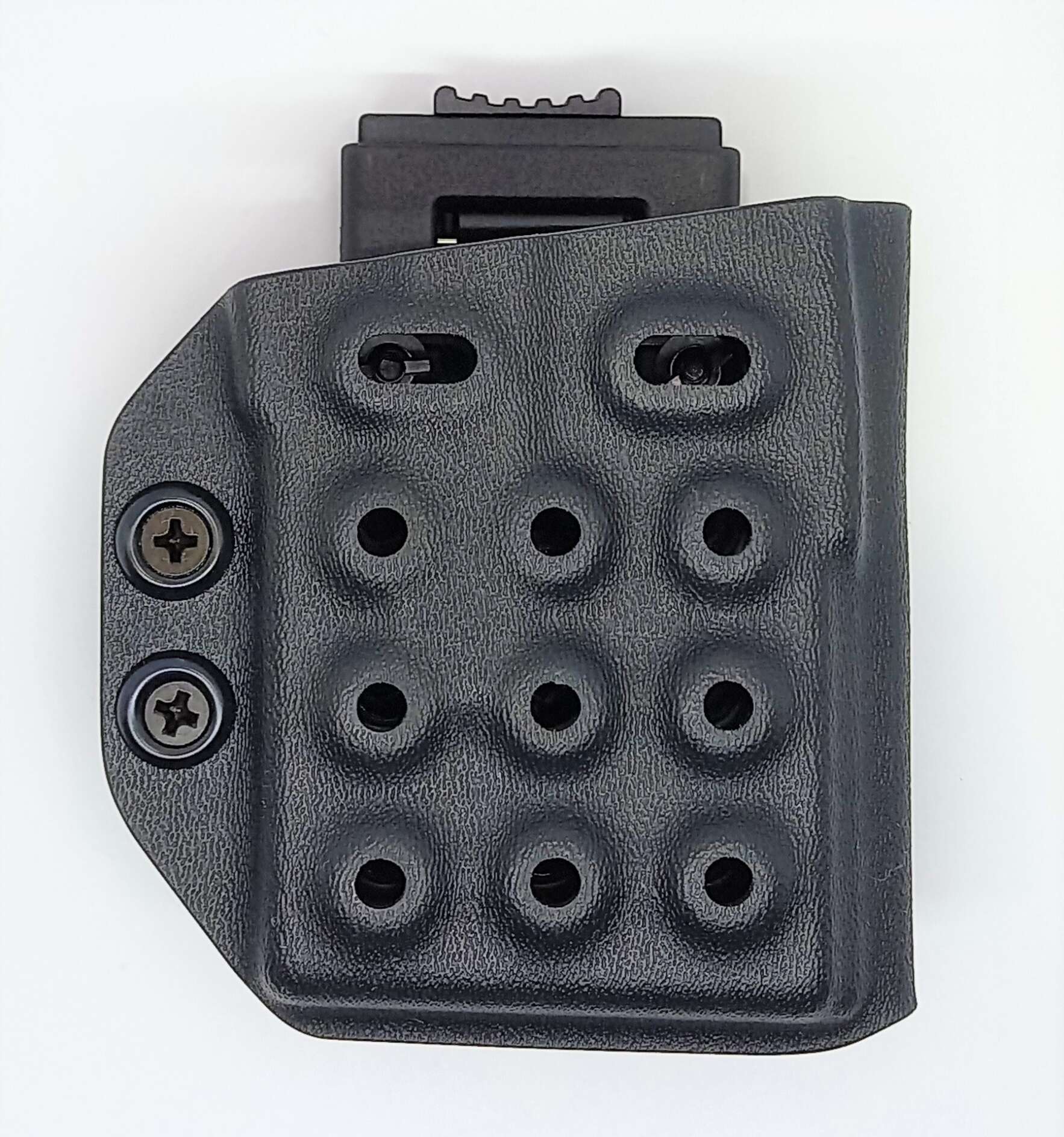 PORTA TOLVA ROUNDED CARABINA.223, AR15/M16, USO EXTERNO, CLIP MOLE AL CINCHO, COLOR NEGRO, MATERIAL KYDEX (03026465)
