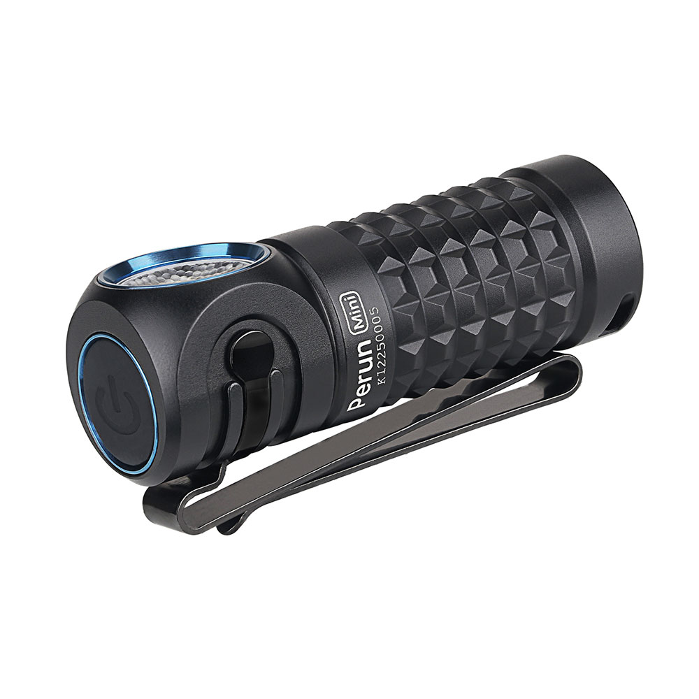 LINTERNA OLIGHT PERUN MINI MINI LINTERNA VERTICAL, CLIP MULTI USO/BANDANA, COLOR NEGRO, 250 LUMENES, LUZ TURBO/ALTA/MEDIANA/BAJA/LUNA, RECARGABLE , CARGADOR MAGNETICO.