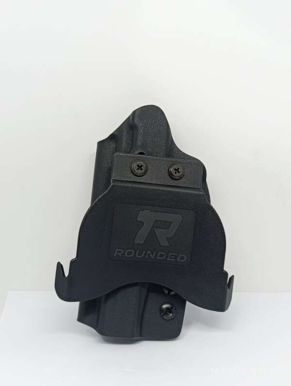 FUNDA ROUNDED BERSA THUNDER.380/22LR USO EXTERNO DE PALETA COLOR NEGRO MATERIAL KYDEX (03010027) - Imagen 2