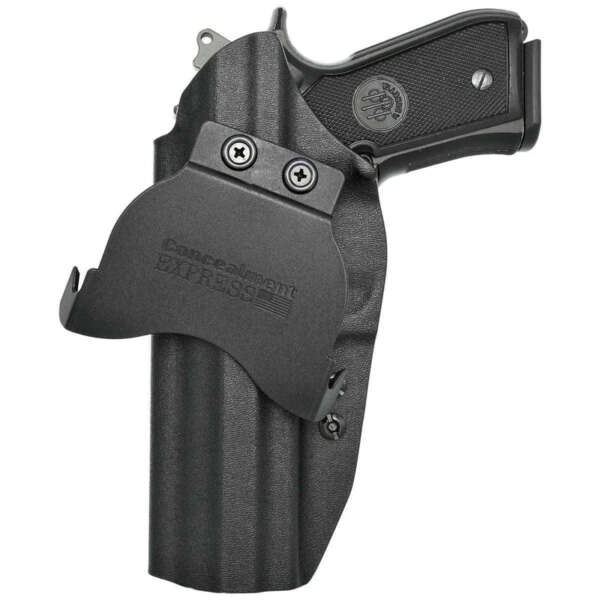 FUNDA ROUNDED BERETTA M9 M9A1/M9A3 USO EXTERNO DE PALETA COLOR NEGRO MATERIAL KYDEX (03010032) - Imagen 2