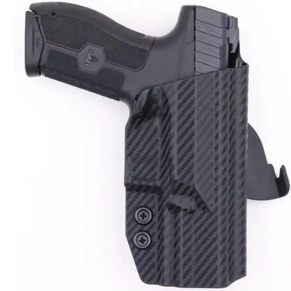 FUNDA ROUNDED IWI MASADA 9 USO EXTERNO DE PALETA MATERIAL FIBRA DE CARBON/KYDEX (03010036)