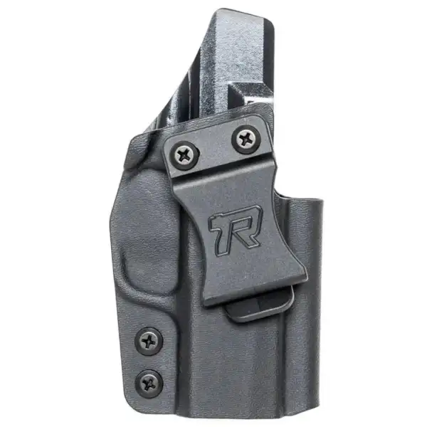 FUNDA ROUNDED SPRINGFIELD/HS XD4´´ FULL SIZE 9MM/.40S&W USO INTERNO OPTIC READY COLOR NEGRO MATERIAL KYDEX (03010042)