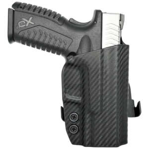 FUNDA ROUNDED SPRINGFIELD/HS XD.M 3/8´´ 9MM/.40S&W USO EXTERNO DE PALETA MATERIAL FIBRA DE CARBON/KYDEX (03010044)