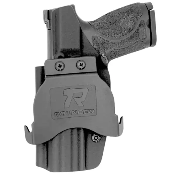 FUNDA ROUNDED S&W M&P 2/0 9MM/.40S&W USO EXTERNO DE PALETA COLOR NEGRO MATERIAL KYDEX (03010047) - Imagen 2
