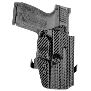 FUNDA ROUNDED S&W M&P 2/0 9MM/.40S&W USO EXTERNO DE PALETA MATERIAL FIBRA DE CARBON/KYDEX (03010048)