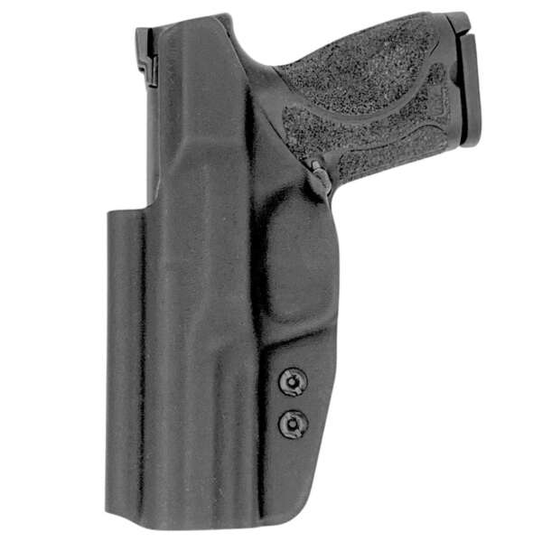FUNDA ROUNDED S&W M&P 2/0 9MM/.40S&W USO INTERNO CLIP AL CINCHO COLOR NEGRO MATERIAL KYDEX (03010049) - Imagen 2