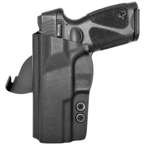 FUNDA ROUNDED TAURUS G3 ZURDA 9MM USO EXTERNO DE PALETA COLOR NEGRO MATERIAL KYDEX (03010052)