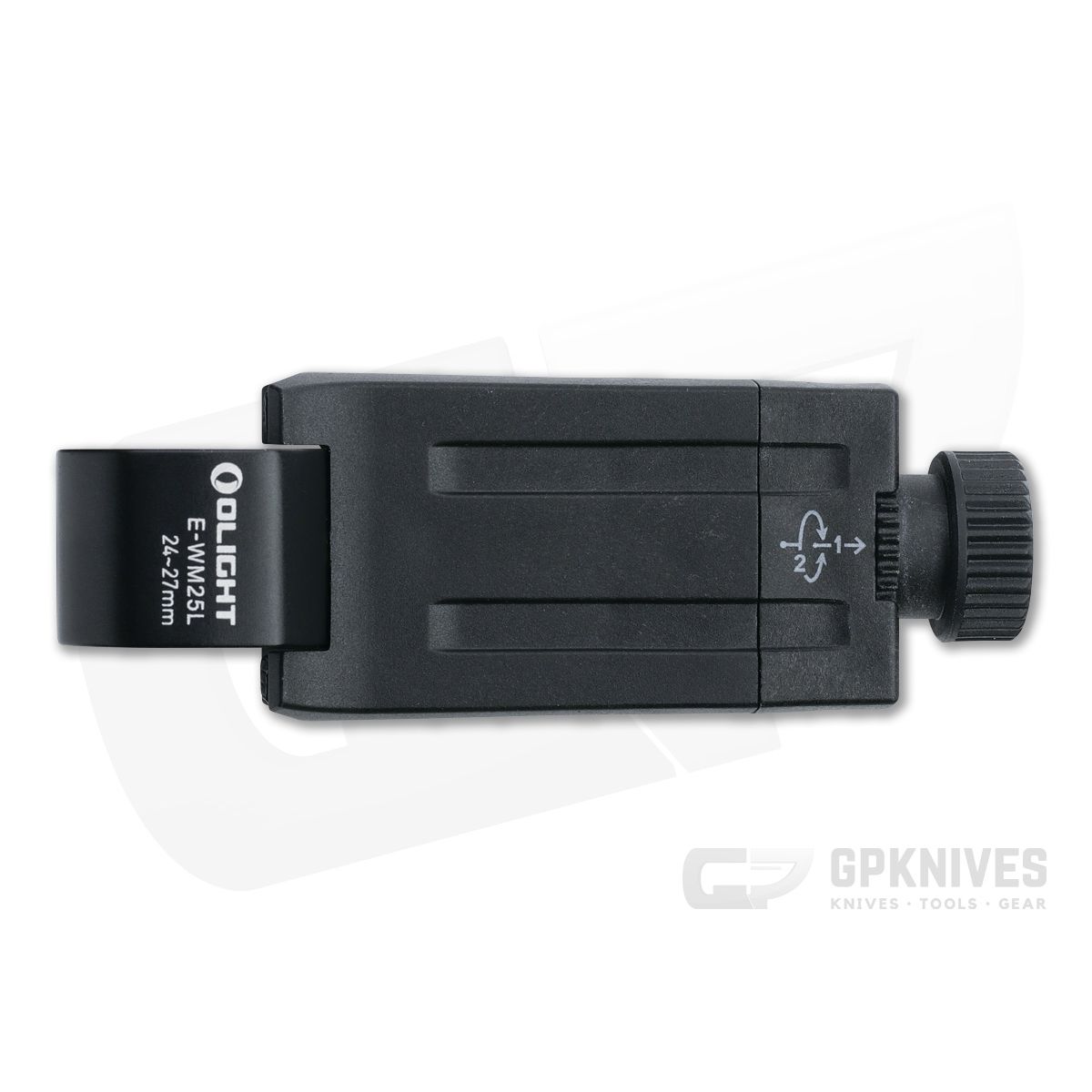 MONTURA OLIGHT PARA LINTERNA, TAMAÑO LARGE, DE POLIMERO, COLRO NEGRA, MONTURA PICATINY UNIVERSAL. (E-WM25L) - Imagen 2