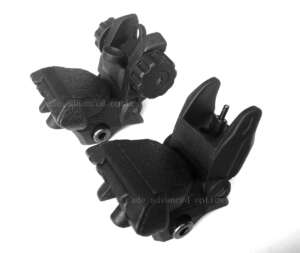 MIRAS FLIP UP DE POLIMERO,POSTE Y RETINA AJUSTABLE 50/100 mts ADE OPTICS (POLY FLIP UP)