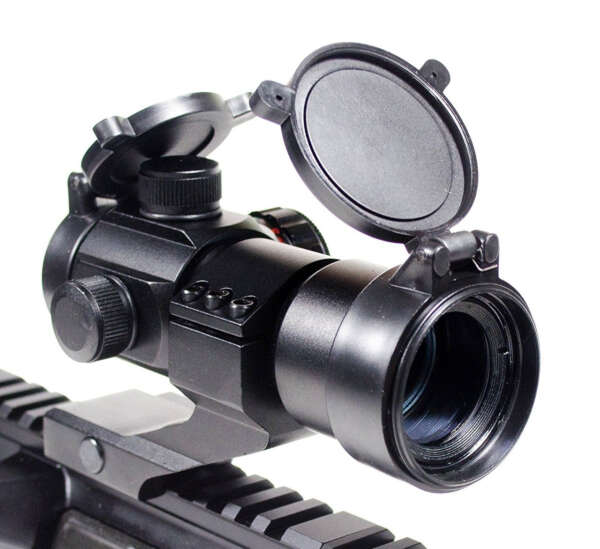 MIRA REFLEX ADE OPTICS ROJA/VERDE, 4 MOA CON RIEL ALZADO INCLUIDO (RD1-005)