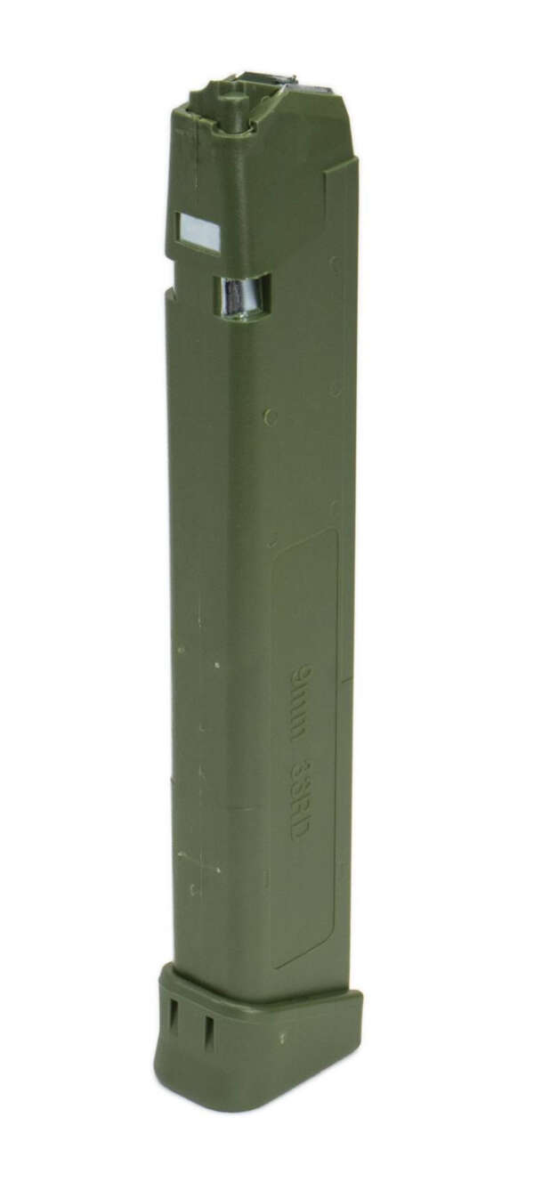TOLVA GLOCK 9MM 1719/34 DE 33 TIROS VERDE OLIVA GLOCK - Imagen 3