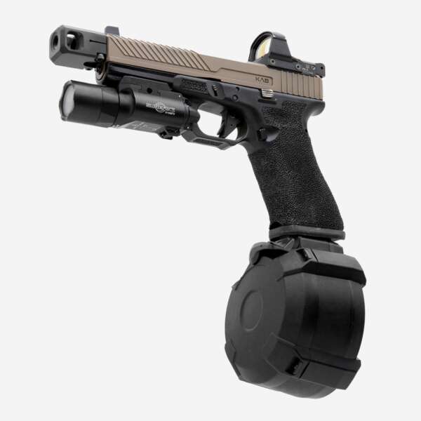 TAMBOR GLOCK PMAG D-50 GL9,CALIBRE 9X19MM PARABELLUM DE 50 TIROS DE POLIMERO MAGPUL - Imagen 3