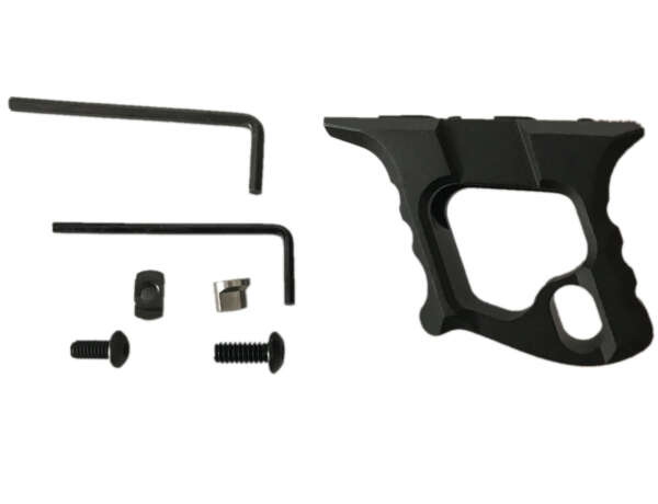 HAND STOP HALO ADE OPTIC HALO-BLACK ALUMINIO, SISTEMA KEYMOD COLOR NEGRO, LIVIANO.
