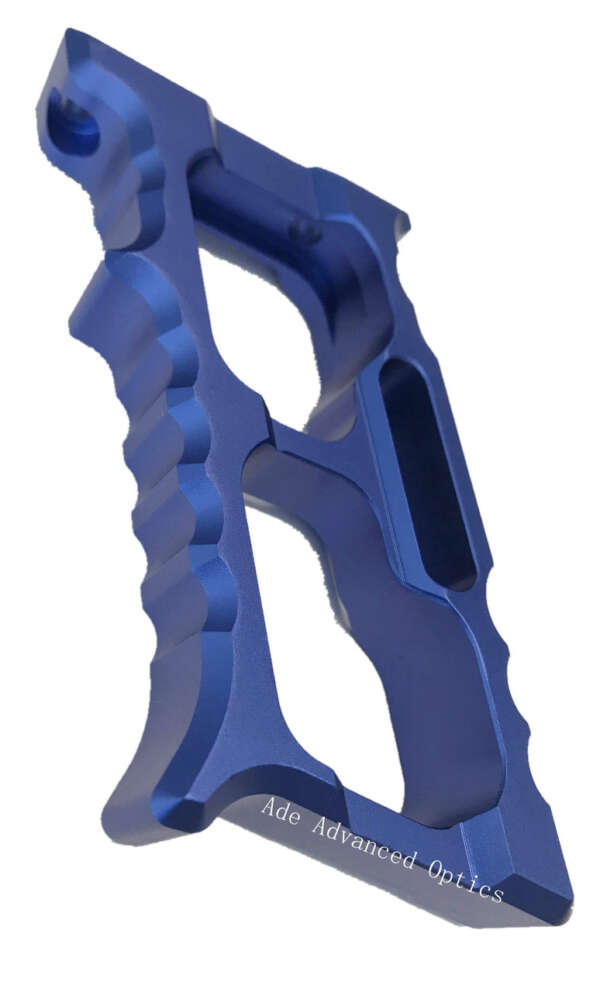 GRIP PREDATOR ADE OPTIC PREDATOR BLUE ALUMINIO, COLOR AZUL, SISTEMA M-LOK, INCLUYE KIT DE INSTALACION - Imagen 2