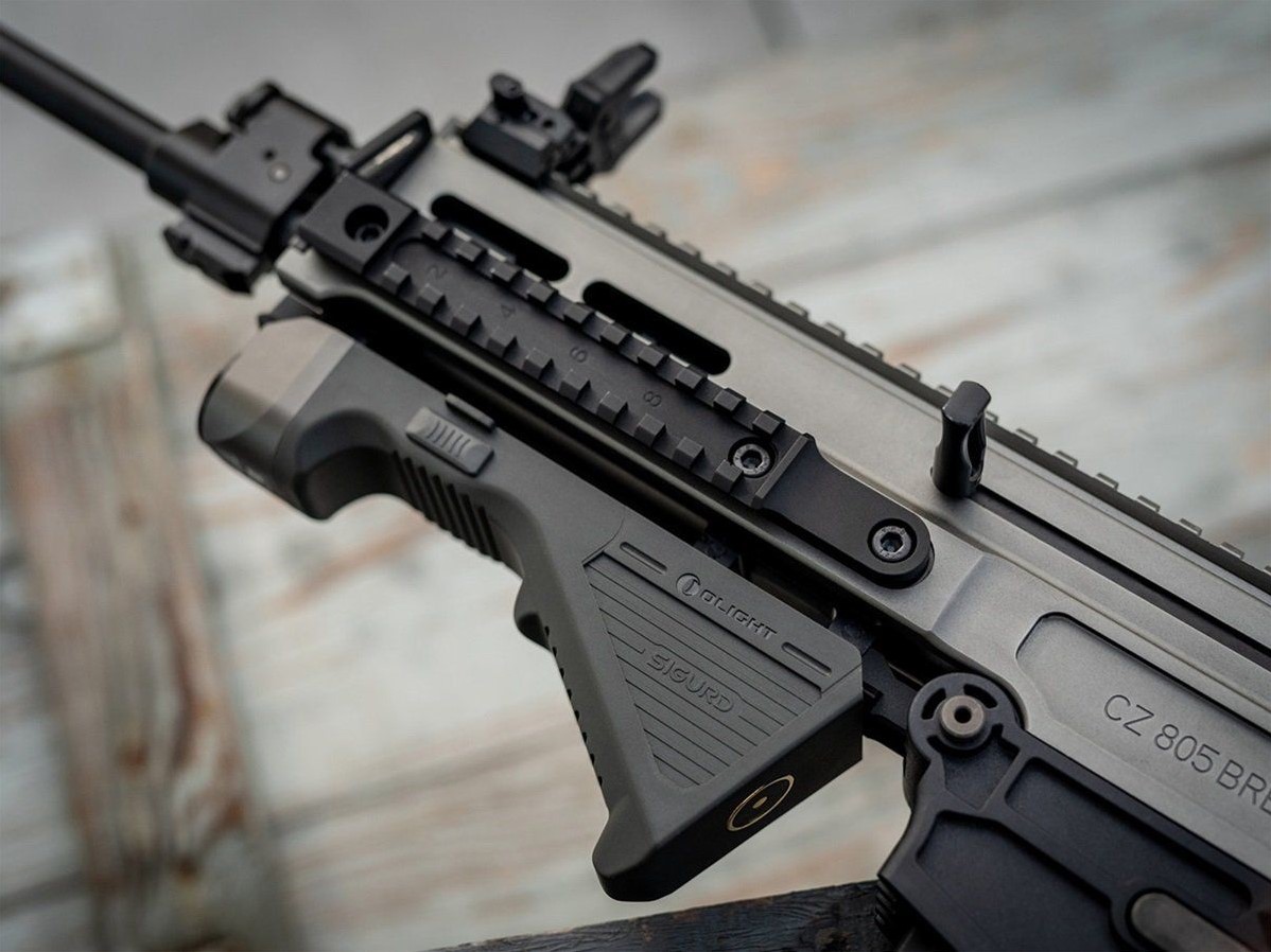 SIGURD - GUARDAMO Y LINTERNA TACTICA AMBIDIESTRA NEGRA - Imagen 8