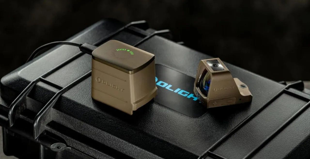 OSIGHT GN, MIRA ELECTRONICA RECARGABLE, PUNTO VERDE, AUTO ON/OFF, SENSOR DE ILUMINACION - COLOR ARENA - Imagen 4