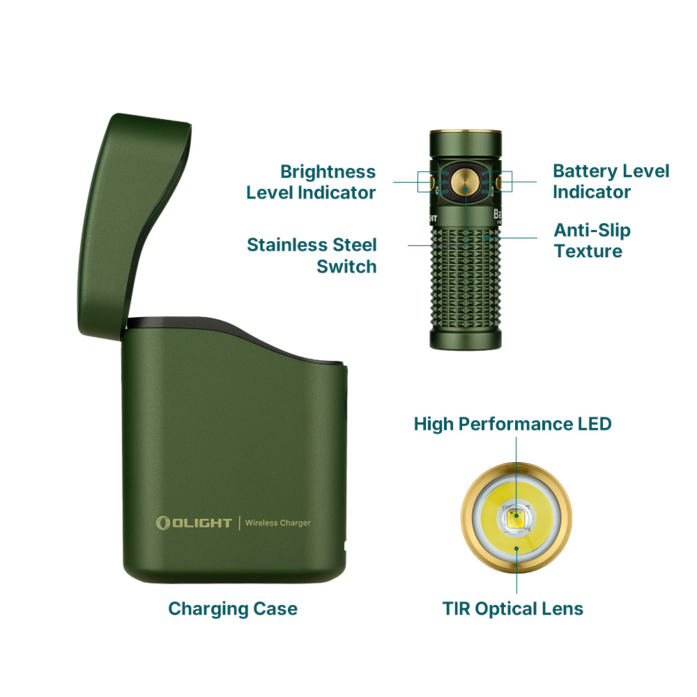 BATON 4 PREMIUM EDITION - LINTERNA Y POWER BANK - VERDE - Imagen 6