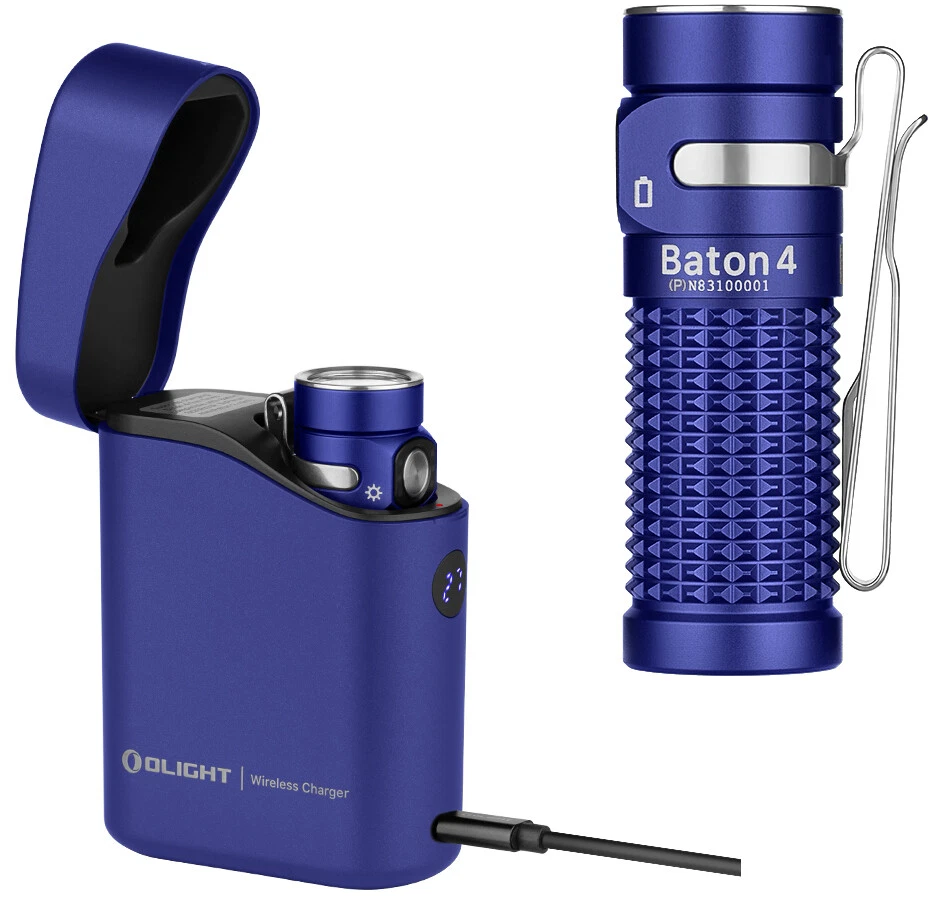 BATON 4 PREMIUM EDITION - LINTERNA Y POWER BANK - AZUL PAVO - Imagen 3