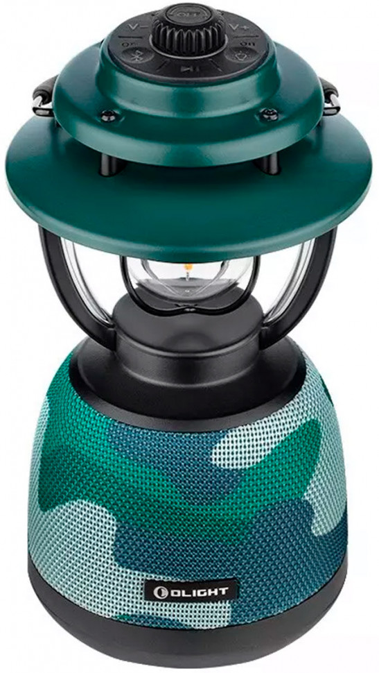 LAMPARA OLANTERN MUSIC-RECARGABLE-POWERBANK, LUZ DUAL - CAMO - Imagen 3