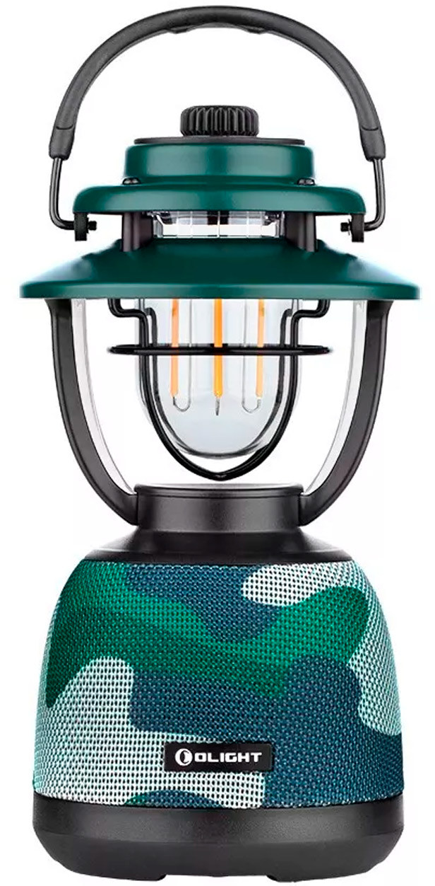 LAMPARA OLANTERN MUSIC-RECARGABLE-POWERBANK, LUZ DUAL - CAMO