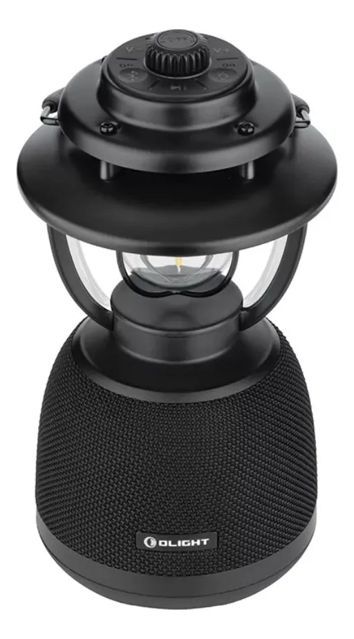 LAMPARA OLANTERN MUSIC-RECARGABLE-POWERBANK, LUZ DUAL - NEGRA - Imagen 6