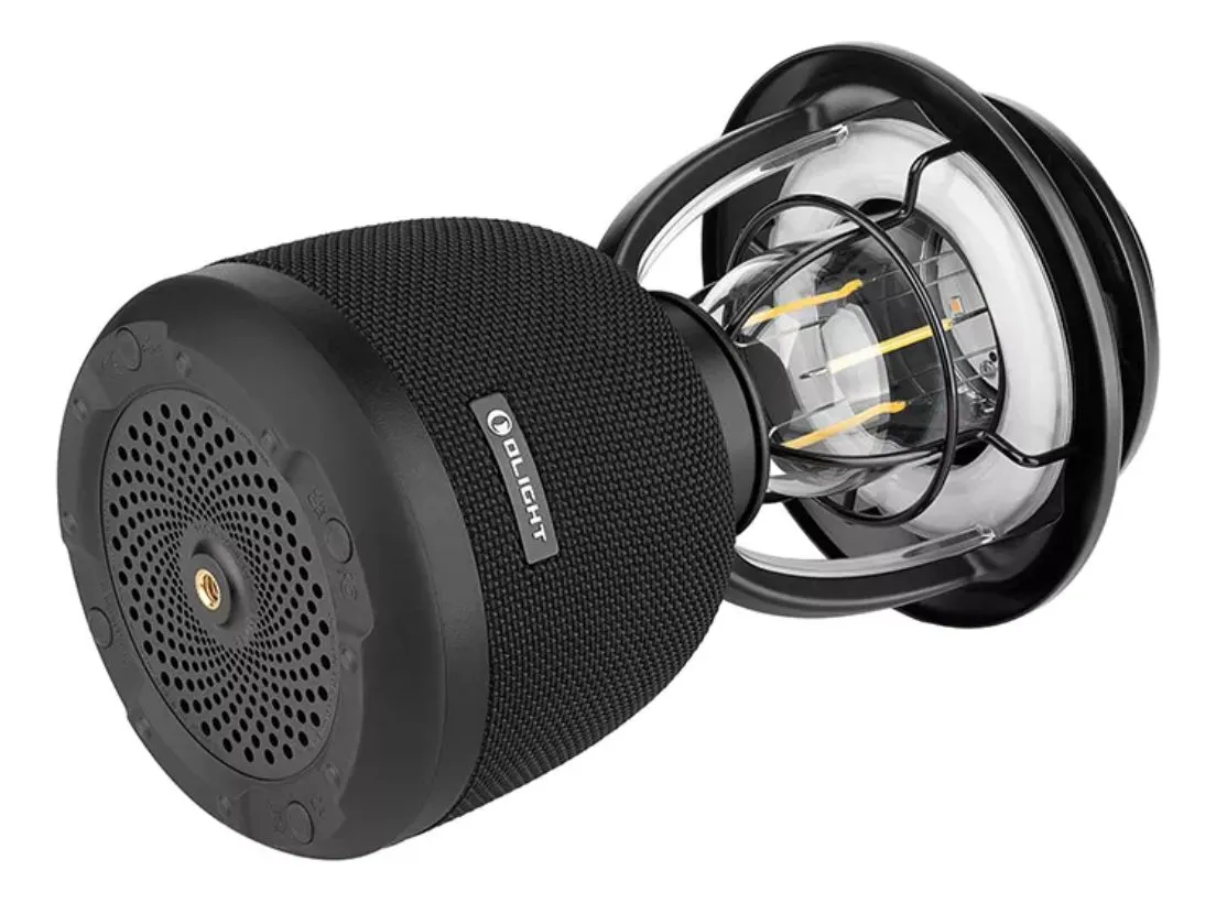 LAMPARA OLANTERN MUSIC-RECARGABLE-POWERBANK, LUZ DUAL - NEGRA - Imagen 5