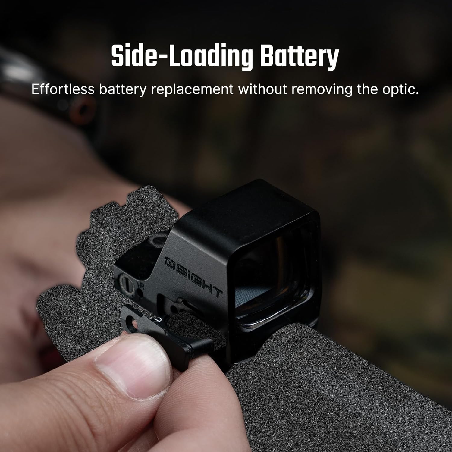 OSIGHT C, MIRA ELECTRONICA, PUNTO ROJO, AUTO ON/OFF - COLOR NEGRA - Imagen 8