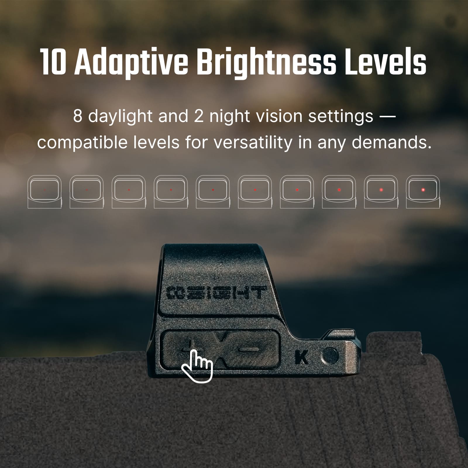 OSIGHT K - MIRA MICRO ELECTRONICA- PUNTO ROJO - Imagen 9