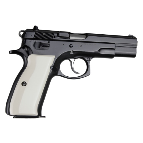 CACHA HOGUE CZ75 75B MARFIL CONCHA NACAR LISO (75020) - Imagen 3