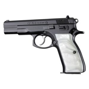 CACHAS HOGUE CZ75 75B POLIMERO PERLEADO BLANCO LISO (75318)